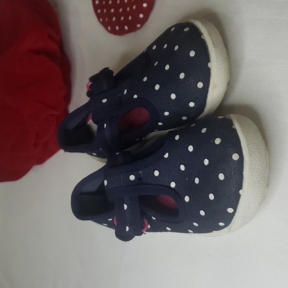 3/$30 BABY GAP Polka Dot + Velvet Beret + Polka Dot Collar - Picture 3 of 11